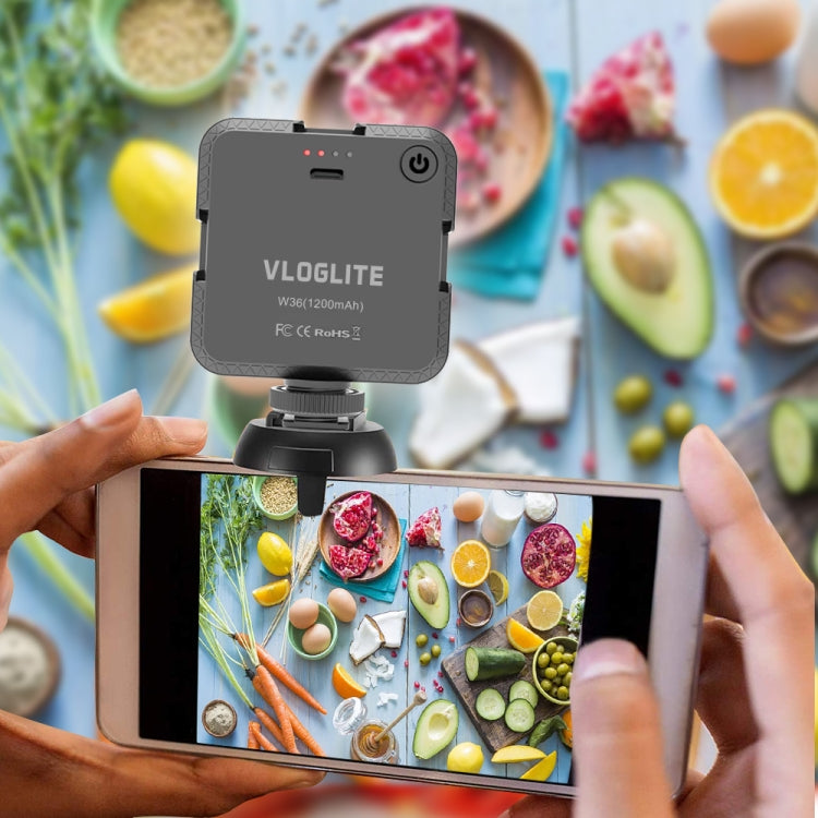 VLOGLITE W36 Mini Camera Phone Vlog LED Fill Light Portable Beauty Video Light -  by VLOGLITE | Online Shopping UK | buy2fix