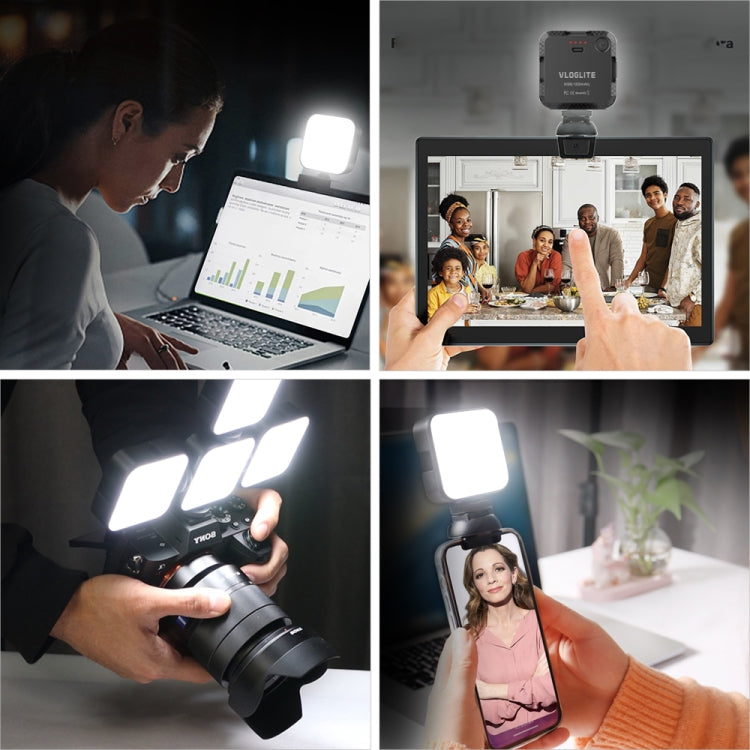 VLOGLITE W36 Mini Camera Phone Vlog LED Fill Light Portable Beauty Video Light -  by VLOGLITE | Online Shopping UK | buy2fix