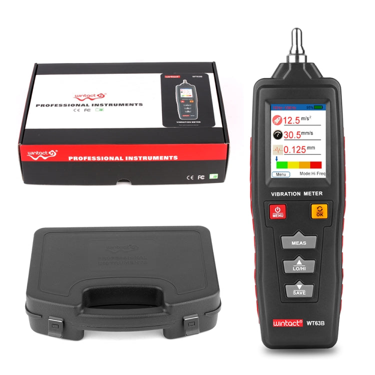 WINTACT WT63B Handheld Vibration Analyzer Digital Vibration Meter - Consumer Electronics by Wintact | Online Shopping UK | buy2fix