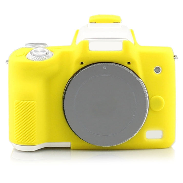 Richwell  Silicone Armor Skin Case Body Cover Protector for Canon EOS M50 Body Digital Camera(Yellow) - Protective Case by Richwell | Online Shopping UK | buy2fix