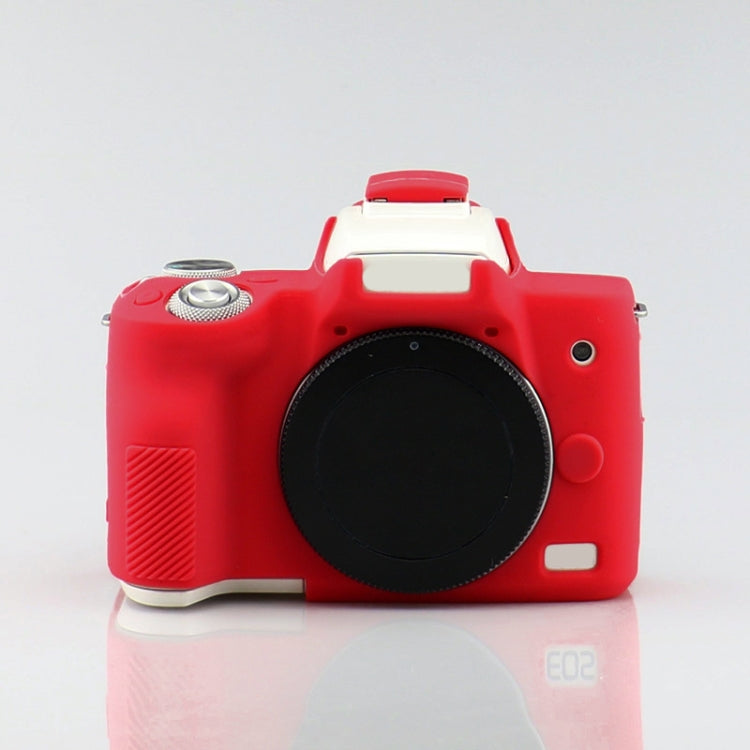 Richwell  Silicone Armor Skin Case Body Cover Protector for Canon EOS M50 Body Digital Camera(Red) - Camera Accessories by Richwell | Online Shopping UK | buy2fix