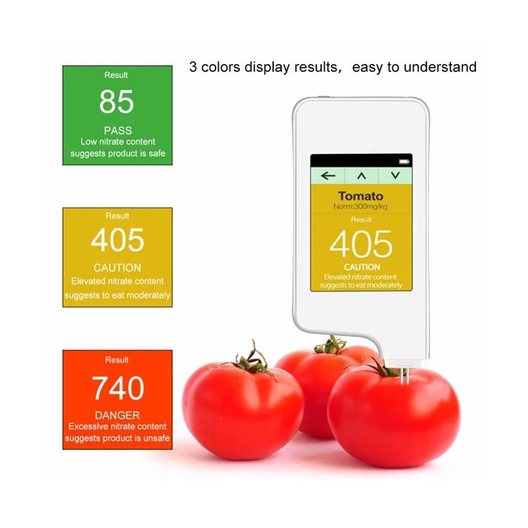 Vegetable And Fruit Meat Nitrate Residue Food Environmental Safety Tester(Black) - Consumer Electronics by buy2fix | Online Shopping UK | buy2fix