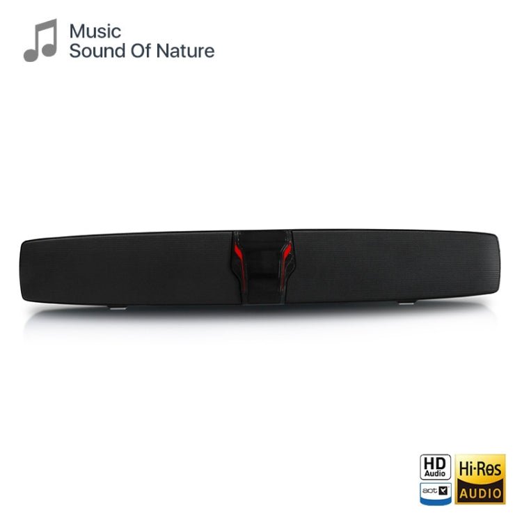 New Rixing NR7017 TWS Portable 10W Stereo Surround Soundbar Bluetooth Speaker with Microphone(Black) - Desktop Speaker by NewRixing | Online Shopping UK | buy2fix