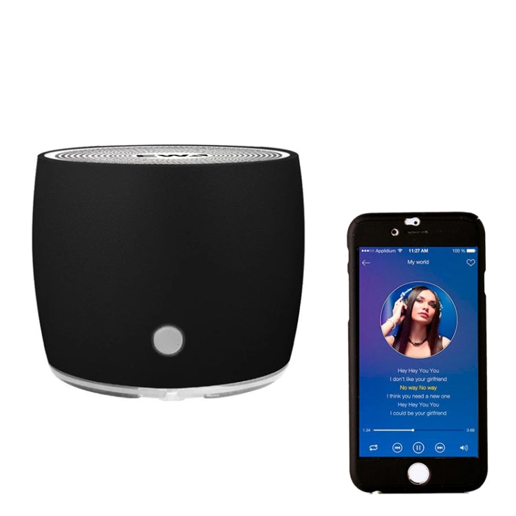 EWA A103 Portable Bluetooth Speaker Wireless Heavy Bass Bomm Box Subwoofer Phone Call Surround Sound Bluetooth Shower Speaker(Black) - Mini Speaker by EWA | Online Shopping UK | buy2fix