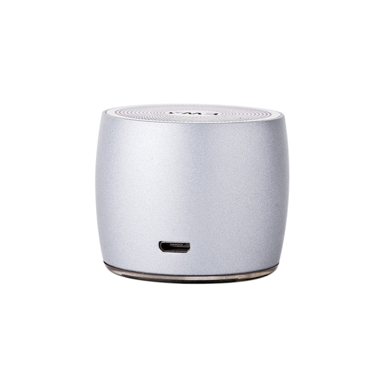 EWA A103 Portable Bluetooth Speaker Wireless Heavy Bass Bomm Box Subwoofer Phone Call Surround Sound Bluetooth Shower Speaker(Silver) - Mini Speaker by EWA | Online Shopping UK | buy2fix