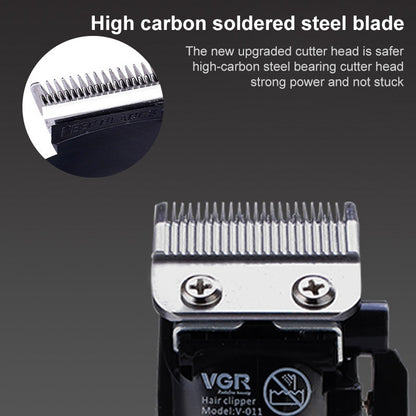 VGR V-011 9W Electric Hair Clipper, Plug Type: EU Plug - Hair Trimmer by VGR | Online Shopping UK | buy2fix