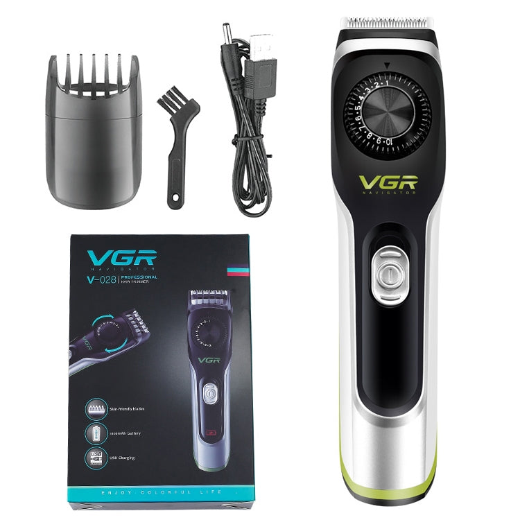 VGR V-028 5W USB Self Trimming Hair Clipper - Hair Trimmer by VGR | Online Shopping UK | buy2fix