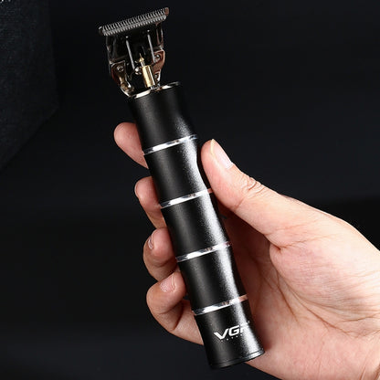VGR V-193 5W USB Metal Bamboo Shape Hair Clipper (Black) - Hair Trimmer by VGR | Online Shopping UK | buy2fix