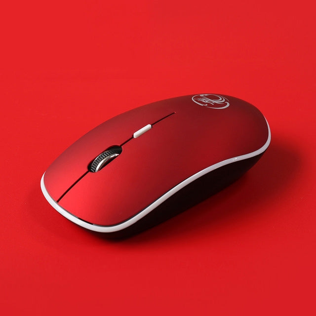 iMICE G-1600 Plus 2.4Ghz 1600 DPI Ergonomic Noiseless USB Mute Wireless Mouse - Computer & Networking by iMICE | Online Shopping UK | buy2fix