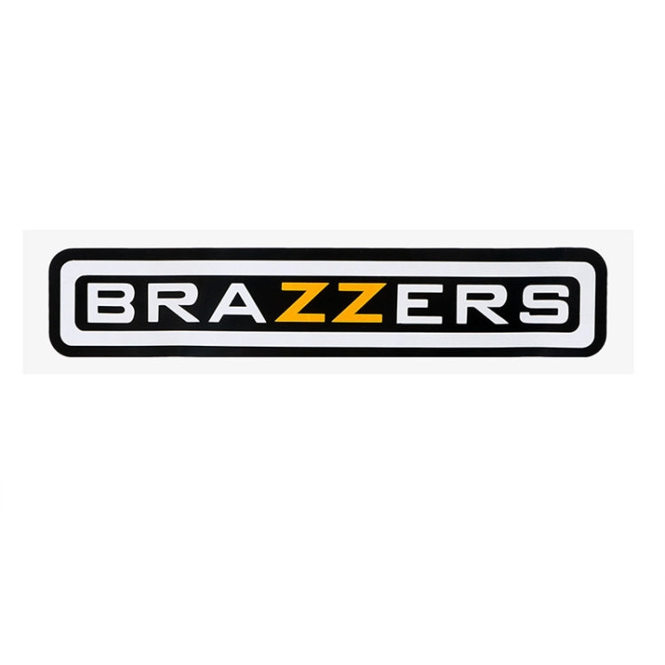 10 PCS  BRAZZERS Car Sticker Auto Decals foe Car Styling, Size: 4.9x22.5cm - Decorative Sticker by buy2fix | Online Shopping UK | buy2fix