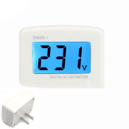 Digital Voltmeter LCD Display LCD Voltmeter Plug-type Electric Meter(US Plug 110V) - Consumer Electronics by buy2fix | Online Shopping UK | buy2fix