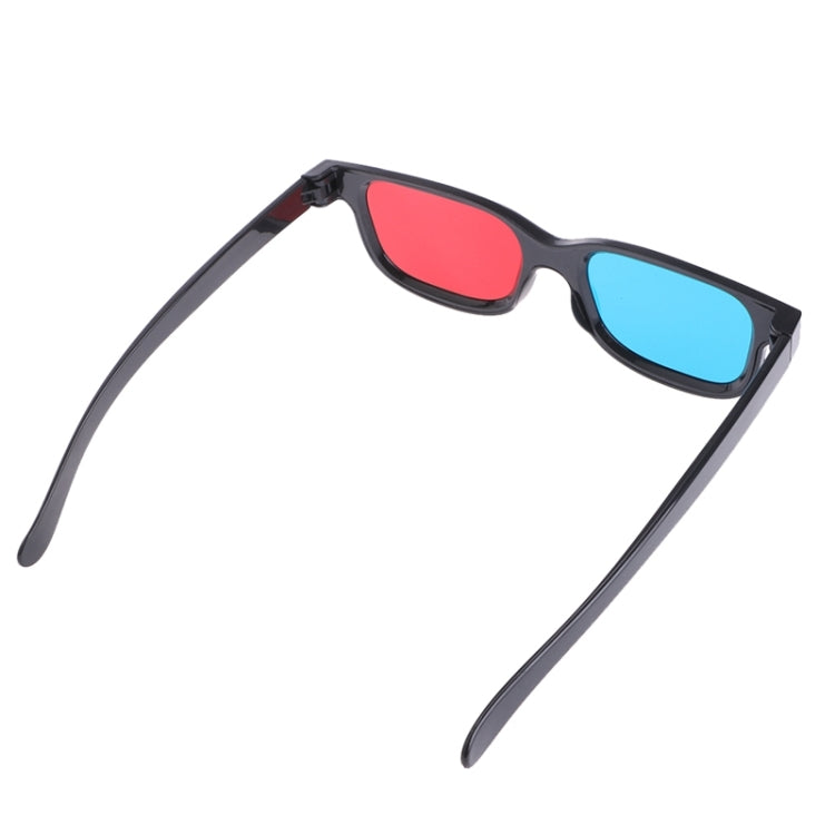 10pcs 3D Glasses Universal Black Frame Red Blue Cyan Anaglyph 3D Glasses 0.2mm For Movie Game DVD - VR Headset by buy2fix | Online Shopping UK | buy2fix