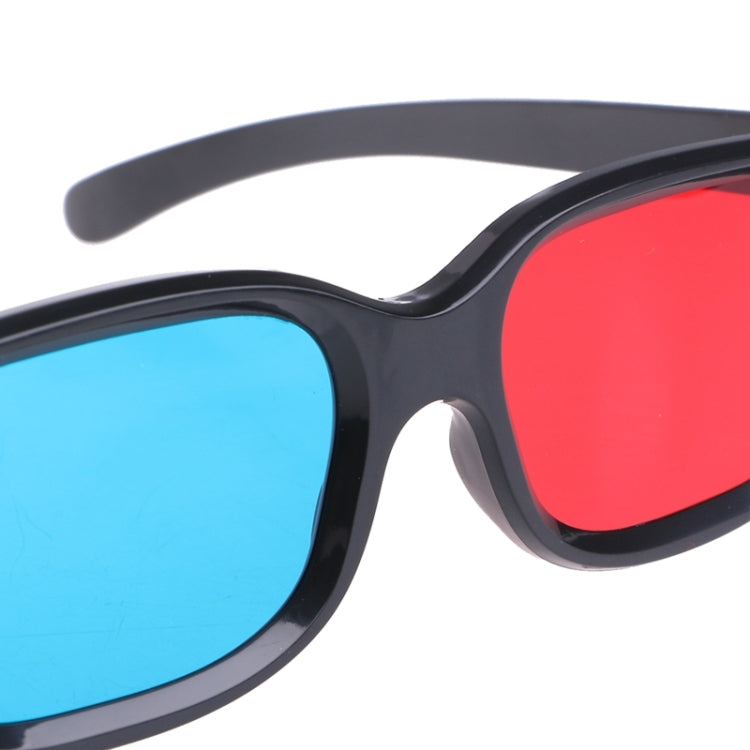 10pcs 3D Glasses Universal Black Frame Red Blue Cyan Anaglyph 3D Glasses 0.2mm For Movie Game DVD - VR Headset by buy2fix | Online Shopping UK | buy2fix