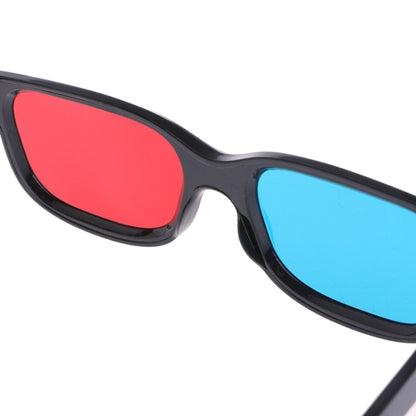 10pcs 3D Glasses Universal Black Frame Red Blue Cyan Anaglyph 3D Glasses 0.2mm For Movie Game DVD - VR Headset by buy2fix | Online Shopping UK | buy2fix