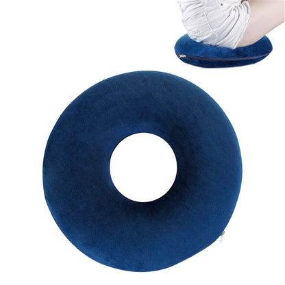 Anti-Decubitus Cushion Memory Foam Circle Chair Cushion(Navy) - Cushions & Pillows by buy2fix | Online Shopping UK | buy2fix