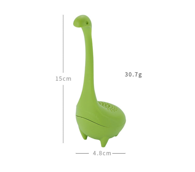 Food Grade PP Cooking Dinosaur Infuser Loch Ness Monster Shape Heat Resistance Total Tea Strainers Teaware Coffee Tools(Green) - Home & Garden by buy2fix | Online Shopping UK | buy2fix