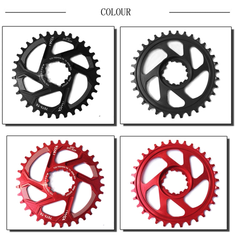 VXM Direct Loading Disc GXP Straight-fit One-piece Positive and Negative Teeth XX1 X0 X9 30T38T Single Disc Platter(Red) - Outdoor & Sports by VXM | Online Shopping UK | buy2fix