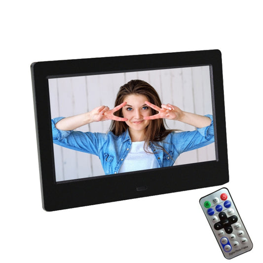 DPF-706 7 inch Digital Photo Frame LED Wall Mounted Advertising Machine, Plug:EU Plug(Black) - Consumer Electronics by buy2fix | Online Shopping UK | buy2fix