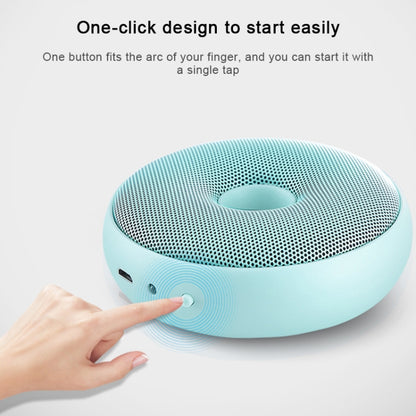 Portable Donut Electric Air Purifier Home Car Anion Ozone Deodorizer(White) - Air Purifiers & Accessories by carzor | Online Shopping UK | buy2fix