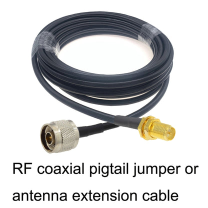 RP-SMA Female To N Male RG58 Coaxial Adapter Cable, Cable Length:5m - Connectors by buy2fix | Online Shopping UK | buy2fix