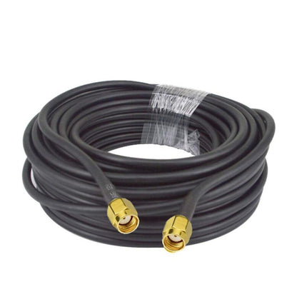 RP-SMA Male To RP-SMA Male RG58 Coaxial Adapter Cable, Cable Length:0.5m - Connectors by buy2fix | Online Shopping UK | buy2fix