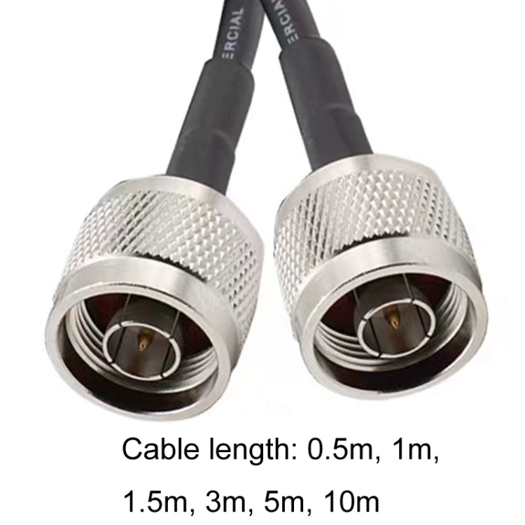 N Male To N Male RG58 Coaxial Adapter Cable, Cable Length:1m - Connectors by buy2fix | Online Shopping UK | buy2fix