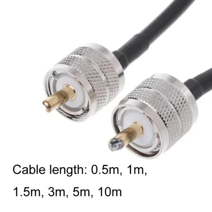 UHF Male To UHF Male RG58 Coaxial Adapter Cable, Cable Length:5m - Connectors by buy2fix | Online Shopping UK | buy2fix