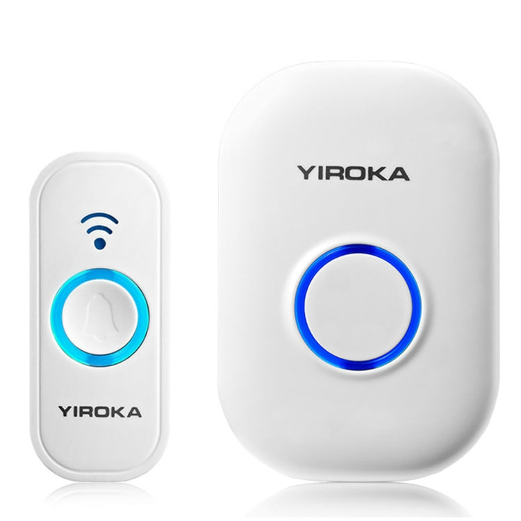 Yiroka Wireless Doorbell Smart Doorbell Digital Doorbell for the Elderly, Plug type:EU Plug - Security by Yiroka | Online Shopping UK | buy2fix