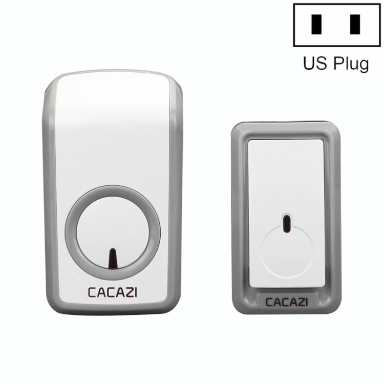 CACAZI W-899 Smart Home Wireless Doorbell Remote Control Doorbell, Style:US Plug - Wireless Doorbell by CACAZI | Online Shopping UK | buy2fix