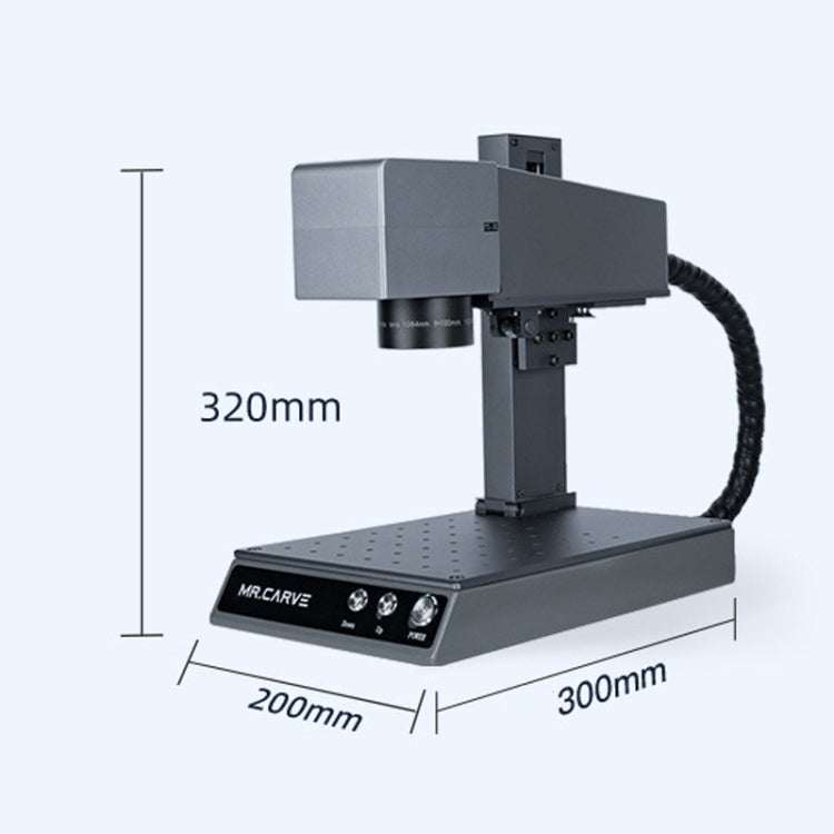 DAJA M1 Pro 10W Metal Nameplate High Precision Characters Laser Carving Machine, Style:Rotating Shaft(EU Plug) - Consumer Electronics by DAJA | Online Shopping UK | buy2fix