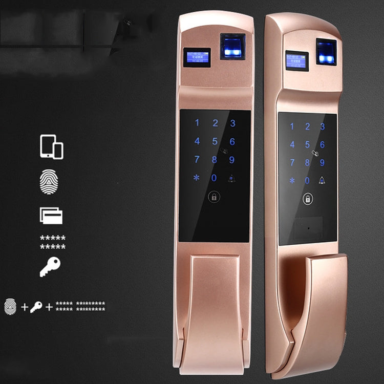 Fully Automatic Fingerprint Password Lock Intelligent Anti-theft Home Electronic Credit Card Automatic Unlock and Mute APP - Security by buy2fix | Online Shopping UK | buy2fix