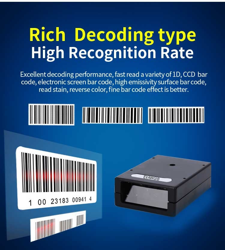 EVAWGIB DL-X720 Red Light 1D Barcode Scanning Recognition Engine, Interface:RS232 - Consumer Electronics by EVAWGIB | Online Shopping UK | buy2fix