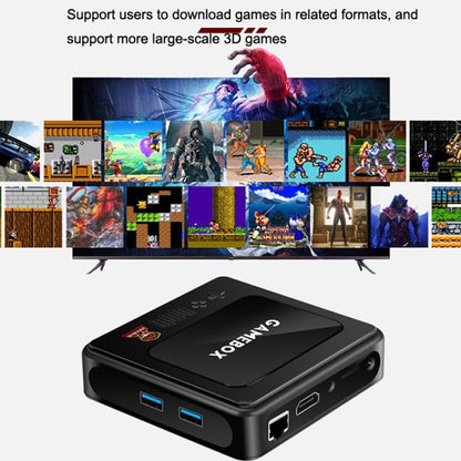 GD10 256G Built-In 60000+ Games Dual System Set-Top Box 3D Home 4K HD  TV Game Console Box AU Plug(Black) - Pocket Console by buy2fix | Online Shopping UK | buy2fix