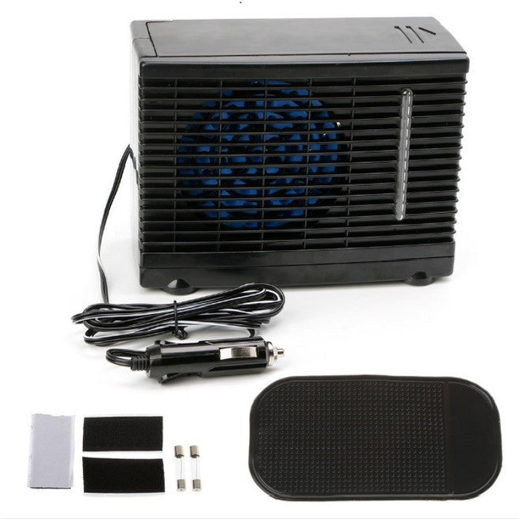 24V Large Truck Model Car Air Conditioner Fan Water Refrigerator Fan Car Water Cooler Fan Car Cooling Fan - Heating & Fans by buy2fix | Online Shopping UK | buy2fix