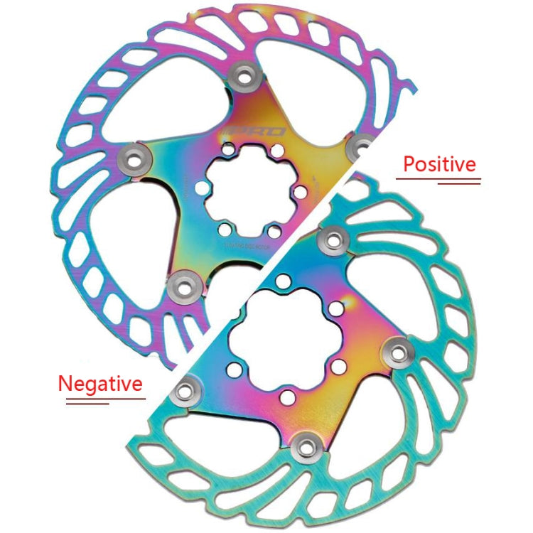 IIIPRO Floating Disc Road Mountain Bike Six Nail Disc Brake Disc, Size:140mm(Colorful) - Others by IIIPRO | Online Shopping UK | buy2fix