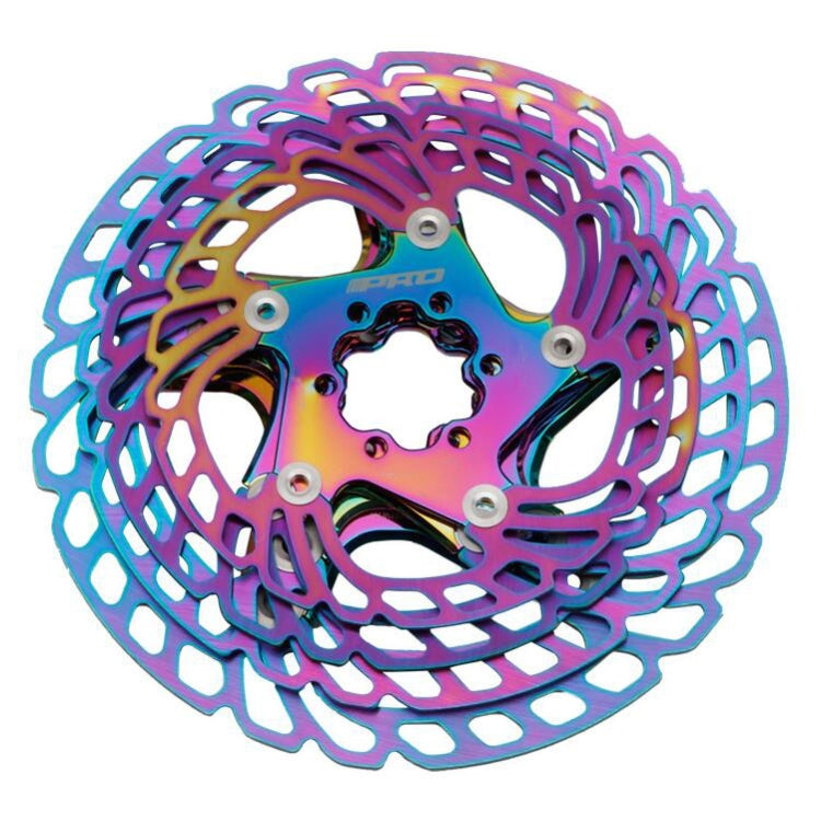 IIIPRO Floating Disc Road Mountain Bike Six Nail Disc Brake Disc, Size:160mm(Colorful) - Outdoor & Sports by IIIPRO | Online Shopping UK | buy2fix