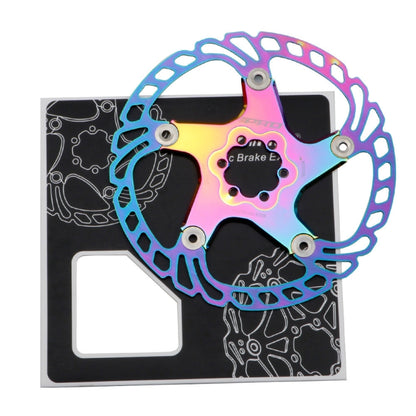 IIIPRO Floating Disc Road Mountain Bike Six Nail Disc Brake Disc, Size:203mm(Colorful) - Outdoor & Sports by IIIPRO | Online Shopping UK | buy2fix