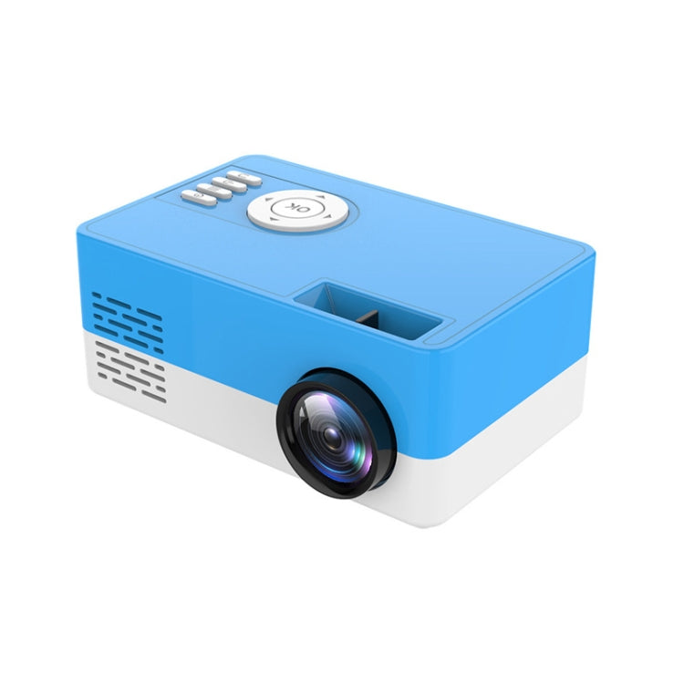 S261/J16 Home Mini HD 1080P Portable LED Projector, Support TF Card / AV / U Disk, Plug Specification:AU Plug(Blue White) - Consumer Electronics by buy2fix | Online Shopping UK | buy2fix