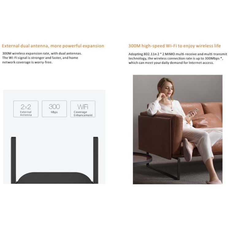 PIX-LINK WR22 300Mbps Wifi Wireless Signal Amplification Enhancement Extender, Plug Type:EU Plug(White) -  by PIX-LINK | Online Shopping UK | buy2fix