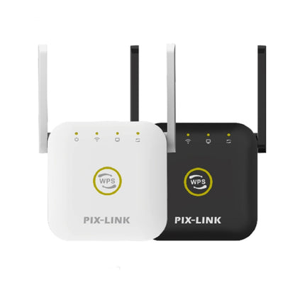 PIX-LINK WR22 300Mbps Wifi Wireless Signal Amplification Enhancement Extender, Plug Type:US Plug(Black) - Wireless Routers by PIX-LINK | Online Shopping UK | buy2fix