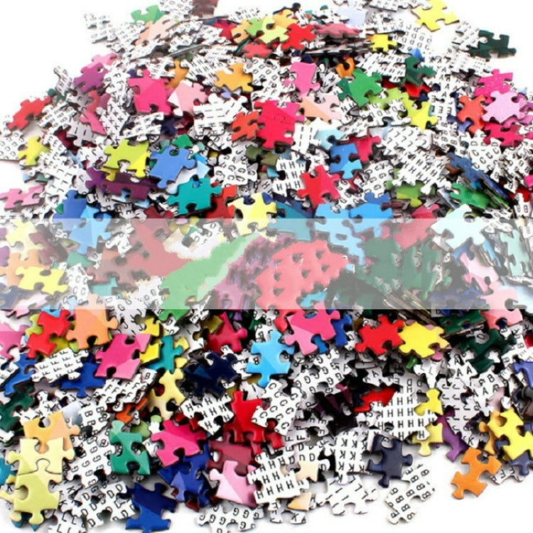 Round Shape Irregular Plane Puzzle Jigsaw Toy 1000 Pieces(Lion) - Puzzle Toys by buy2fix | Online Shopping UK | buy2fix