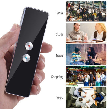 Portable Smart Voice Translator Upgrade Version for Learning Travel Business Meeting 3 in 1 voice Text Photo Language Translator(brown) - Consumer Electronics by buy2fix | Online Shopping UK | buy2fix