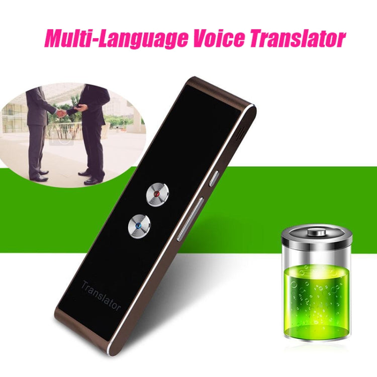 Portable Smart Voice Translator Upgrade Version for Learning Travel Business Meeting 3 in 1 voice Text Photo Language Translator(Black) - Consumer Electronics by buy2fix | Online Shopping UK | buy2fix