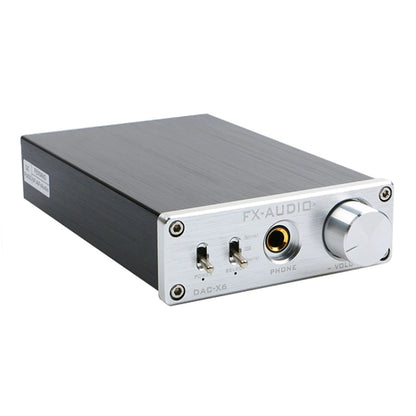 FX-AUDIO DAC-X6 Fever HiFi Fiber Coaxial USB Amp Digital Audio DAC Decoder 24BIT/192(Silver) -  by FX-AUDIO | Online Shopping UK | buy2fix