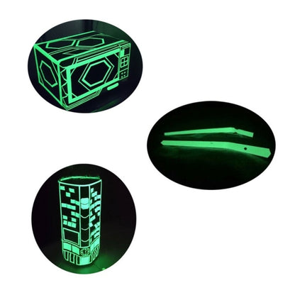 Reflective Glow Tape Self-adhesive Sticker Removable Luminous Tape Fluorescent Glowing Dark Striking Warning Tape(Green 20mmx3m) - Reflective Material by buy2fix | Online Shopping UK | buy2fix