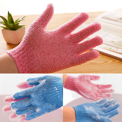 5 PCS Shower Bath Gloves Exfoliating Spa Massage Scrub Body Glove(Purple) - Home & Garden by buy2fix | Online Shopping UK | buy2fix
