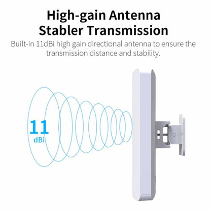 COMFAST CF-E120A 5.8G Outdoor Wireless High-Power Monitoring CPE Bridge, Specification:US Plug - Network Hardware by COMFAST | Online Shopping UK | buy2fix