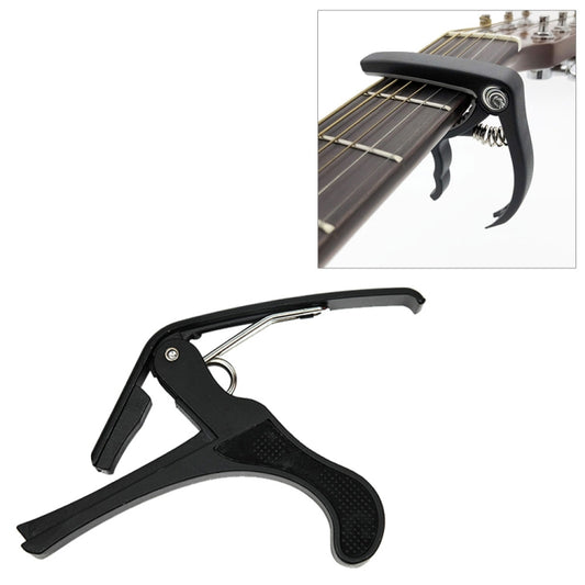 Plastic Guitar Capo for 6 String Acoustic Classic Electric Guitarra Tuning Clamp Musical Instrument Accessories(Black) - Stringed Instruments by buy2fix | Online Shopping UK | buy2fix