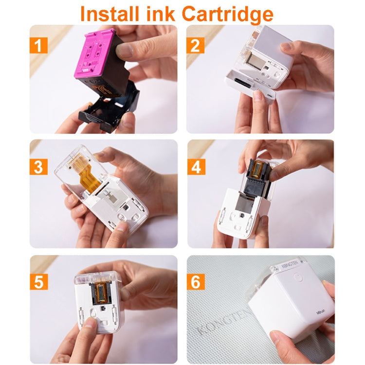 Mbrush Handheld Printer Custom Content Portable Full Color Inkjet Printer with Ink Cartridges - Consumer Electronics by buy2fix | Online Shopping UK | buy2fix