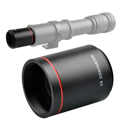 LIGHTDOW T2-Mount  2X Extender Converter Lens for Reentrant Telescope - Camera Accessories by LIGHTDOW | Online Shopping UK | buy2fix